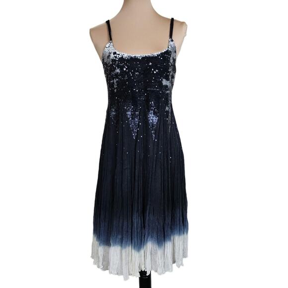 Free People Daydream Supernova Size 6 Ombre Sequin Dress - Picture 3 of 7